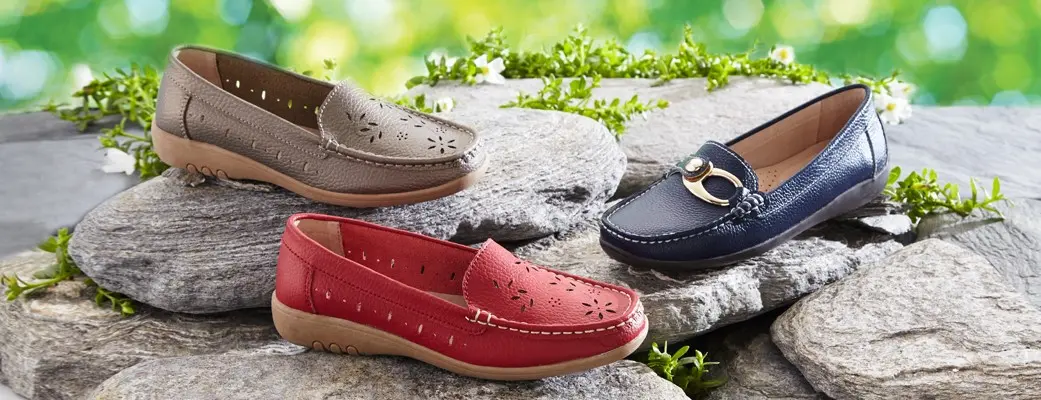 Leather comfort shoes online for women