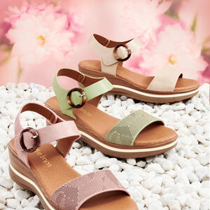 LARKY Pin-Punch Wedge Sandal
Tortoise Shell Buckle
Velcro Strap
Beige, Pink and Sage
https://www.baretraps.com.au/buy/shoes~sandals/larky-pink
#wedges #lowwedges #sandals