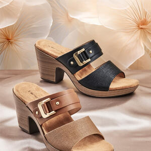 Simona Ricci MAXY Slide
 * Wood Stack Wedge Heel
 * Smart 2 Bar Trim Slide
 * Suede Footbed
 * Lightweight Wedge
https://www.baretraps.com.au/new-info/shoes~slides/maxy-brown

#heels #wedges #slides