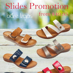 Summer SALE Now On - Bare Traps

These Classy Slides from $49.95

Pamper - Prize - Press - Foley

Stocks are limited.

Shop Instore or Online

https://www.baretraps.com.au/shoes~slides