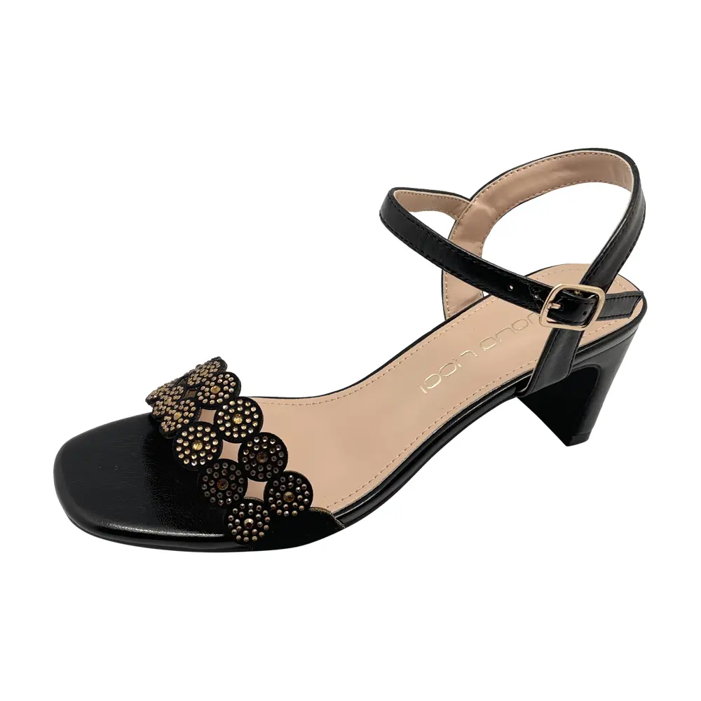 Vogue Black Simona Ricci Heel Sandal